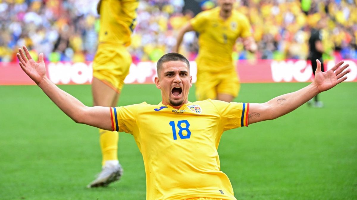 Răzvan Marin a înscris un eurogol în România – Ucraina! Torpila mijlocaşului naţionalei a trecut pe sub mâinile lui Lunin!