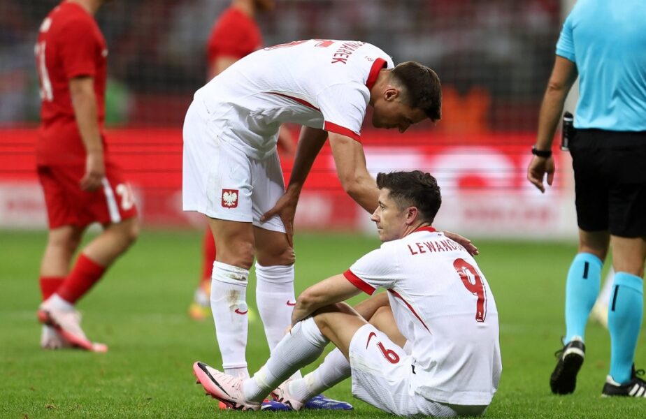 Robert Lewandowski s-a accidentat cu 6 zile înainte de debutul la EURO 2024! Dezastru total pentru polonezi