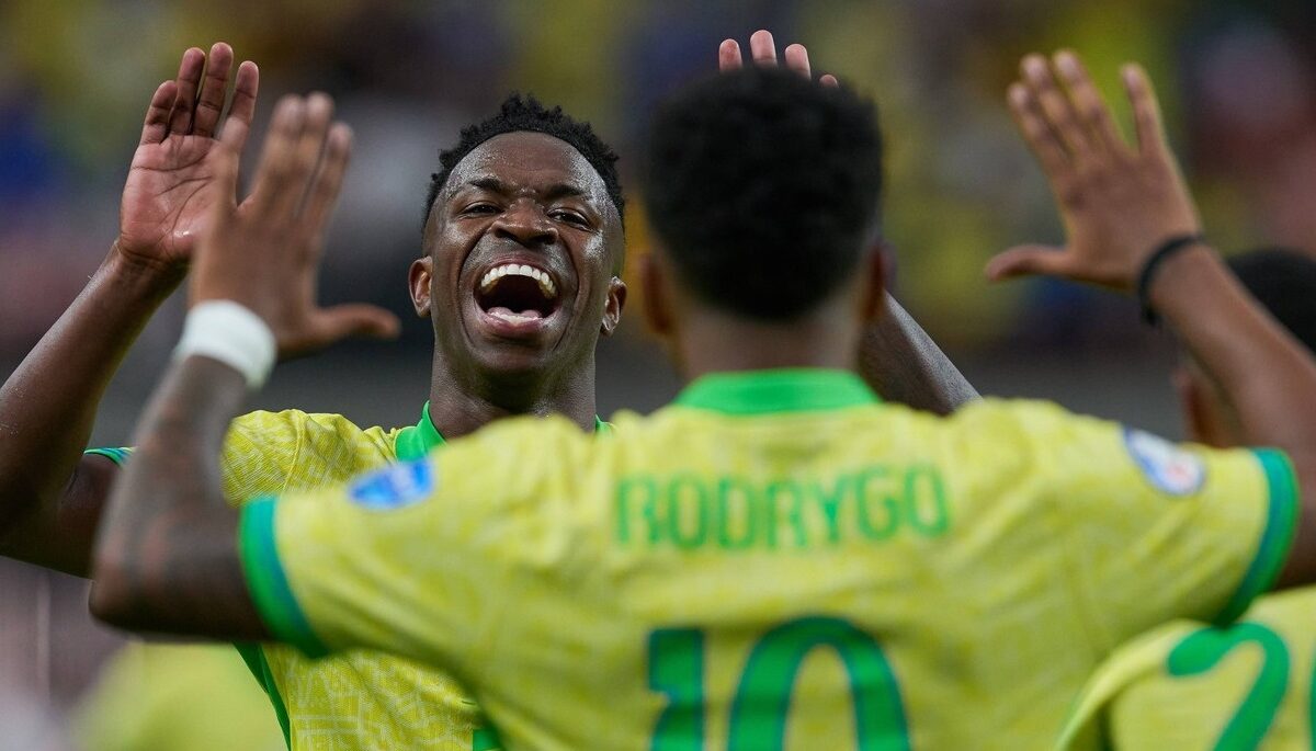 Brazilia face show la Copa America. Dublă pentru Vinicius Jr