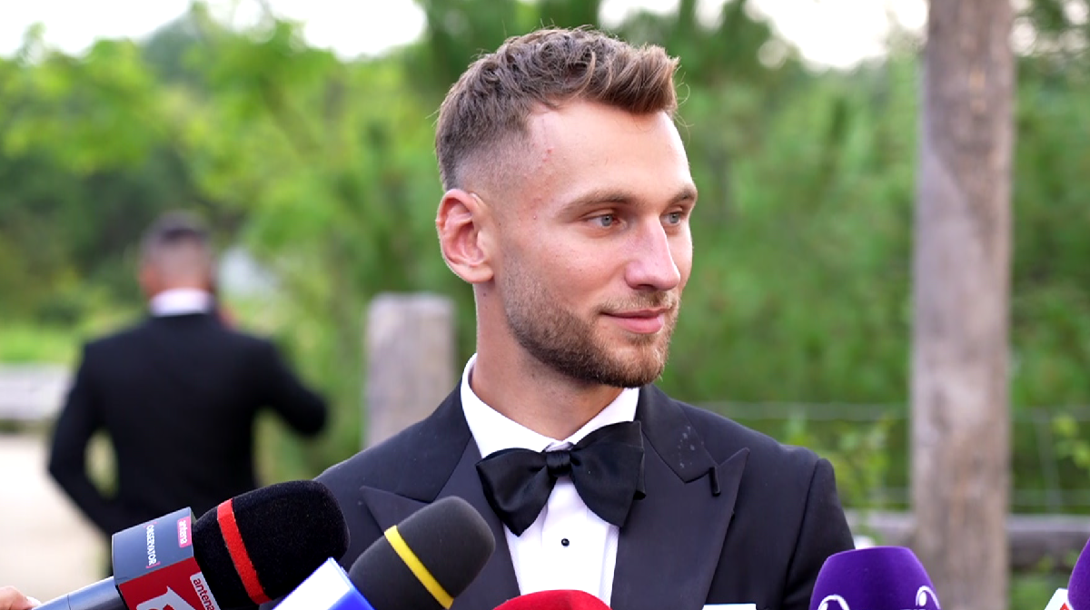 Denis Drăguș nu și-a ascuns emoțiile în ziua nunții