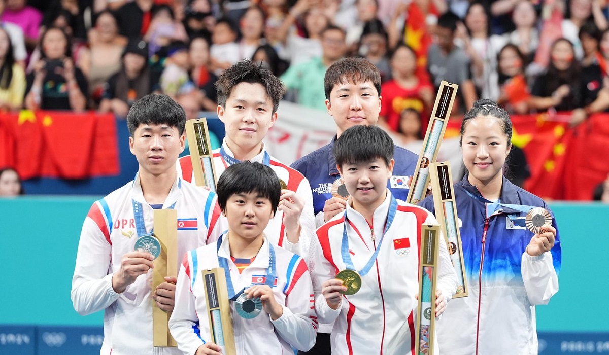 Sportivii din Coreea de Nord și Coreea de Sud, moment istoric la Jocurile Olimpice! Imagini virale cu jucătorii de tenis de masă