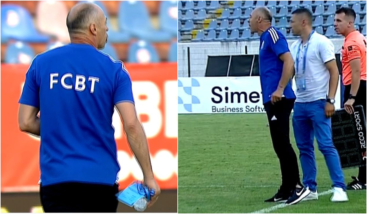 Bogdan Andone, criză de nervi în FC Botoşani – Oţelul 2-3! Nu s-a oprit nici după ce arbitrul i-a arătat cartonaşul roşu!