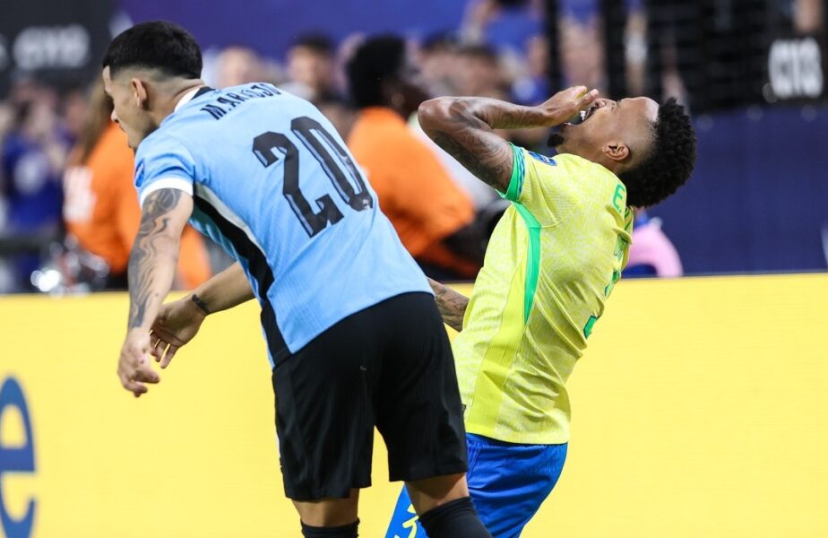 Brazilia, eliminată dramatic de Uruguay de la Copa America. Cum arată semifinalele