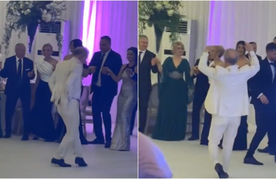 Gigi Becali a făcut spectacol la nunta lui Ianis Hagi! A dansat pe ritmuri machedonești, ca în vremurile bune! Imagini virale