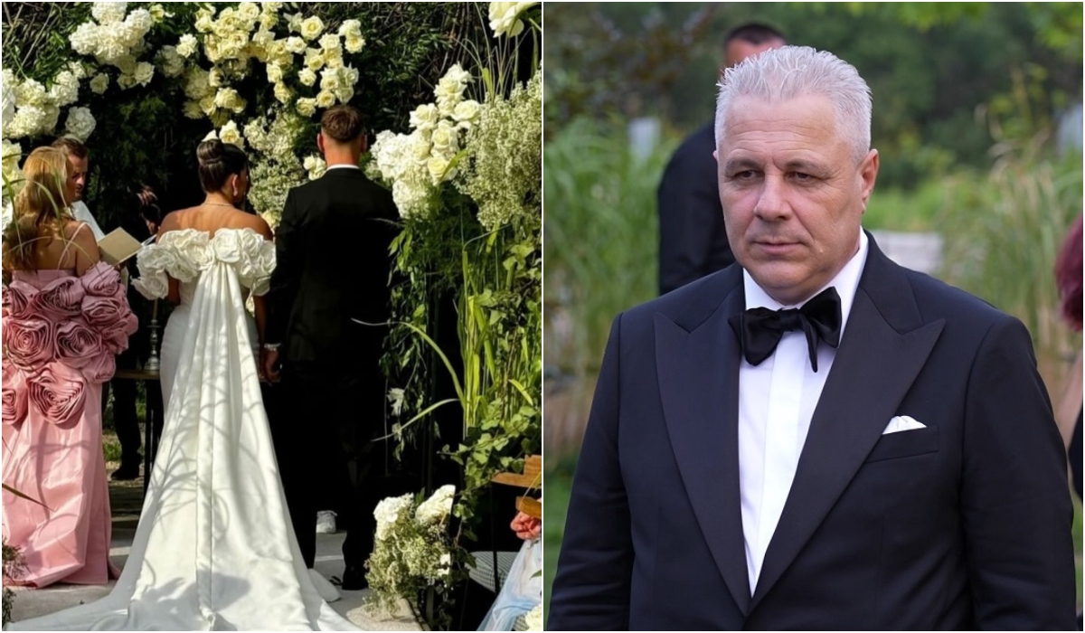 Soţia lui Marius Şumudică a avut o apariţie răvăşitoare la nunta lui Denis Drăguş