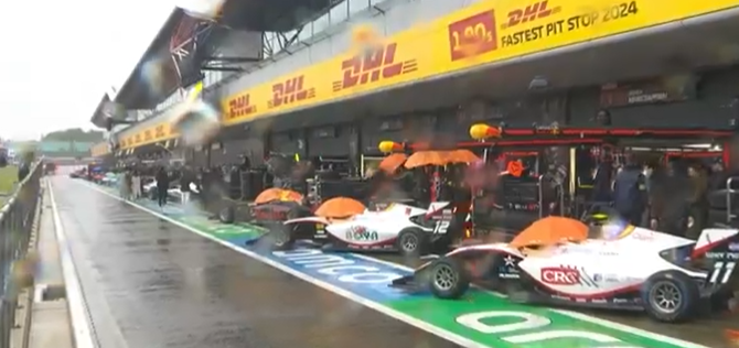 Programul complet al etapei de Formula 3 a Marelui Premiu al Marii Britanii. Cursa de sprint, amânată din cauza ploii