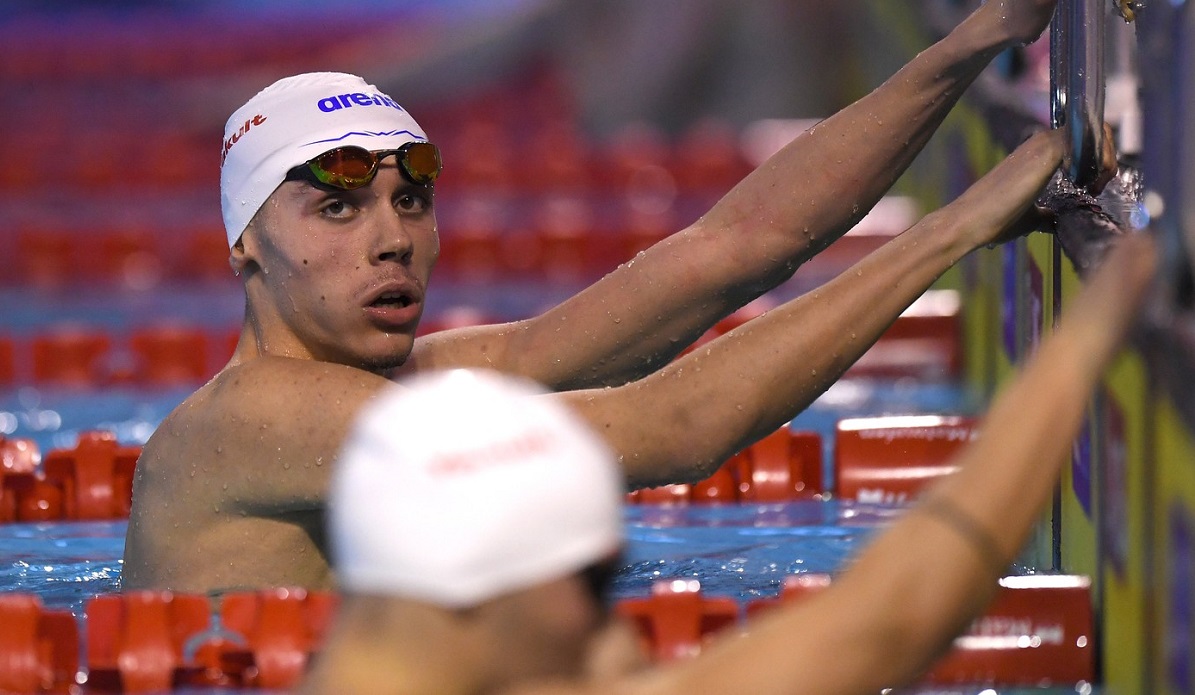 Otopeni, Romania - European Swimming Championship 25m - In the pic: David Popovici ROM
2023 Otopeni 25m European Swimming Championships, Romania - 09 Dec 2023,Image: 828120663, License: Rights-managed, Restrictions: , Model Release: no