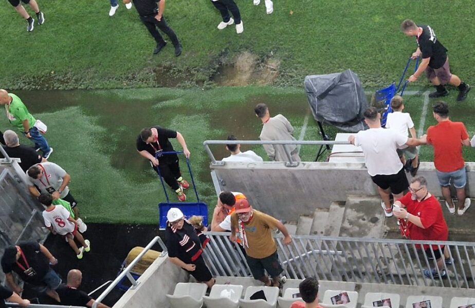 Cum arată gazonul de pe „Arcul de Triumf”, înainte de Dinamo – Petrolul! Ce au găsit jandarmii la stadion