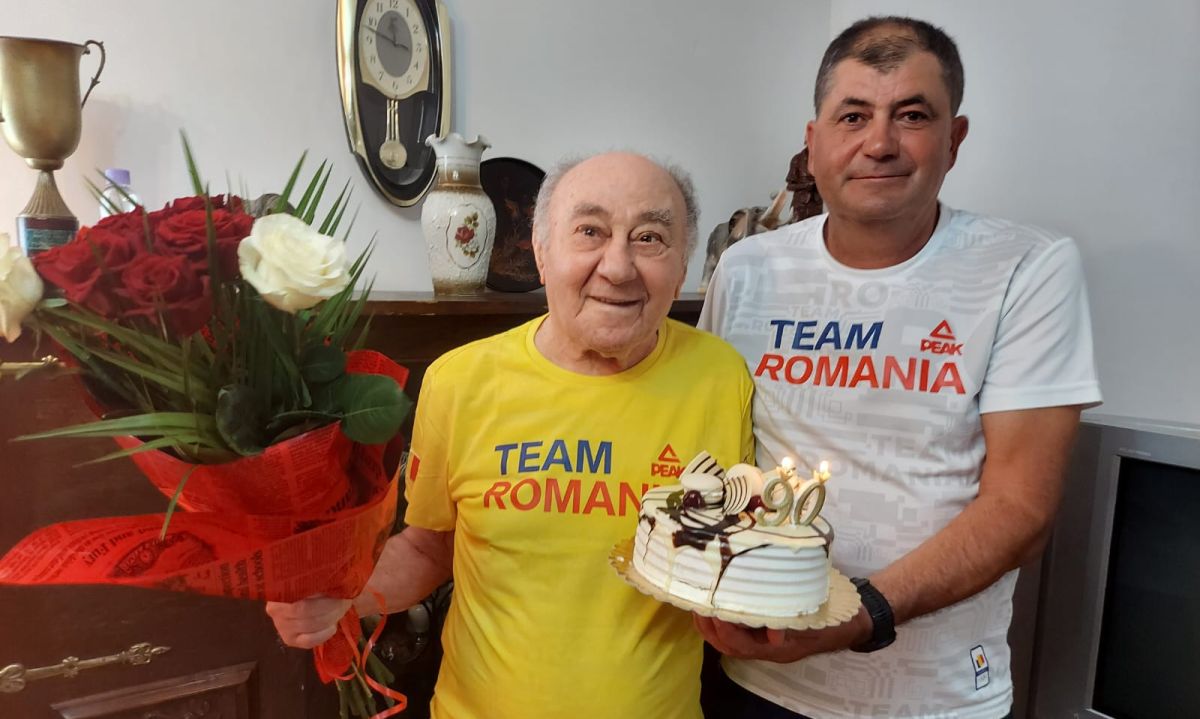 Cel mai în vârstă campion olimpic al României, Leon Rotman, a împlinit 90 de ani!