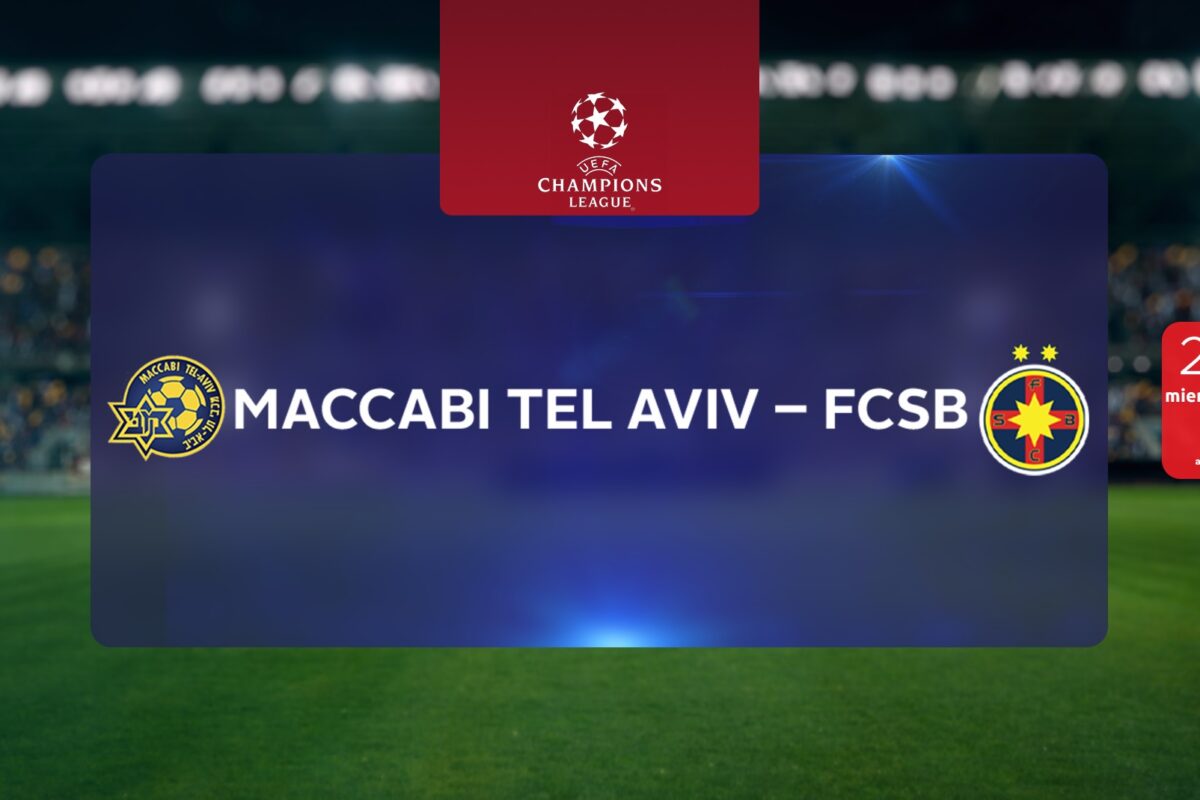 Meciul decisiv Maccabi Tel Aviv – FCSB se vede în direct la Antena 1 şi în AntenaPLAY