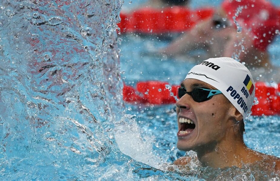 Reacţia rivalului lui David Popovici, după cursa de 200 m liber! „Regele nataţiei”, aur la Jocurile Olimpice după o finală epică