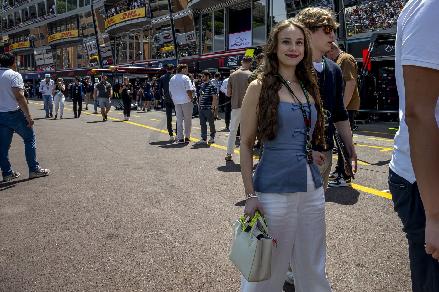 Monaco - 26-05-2024, Circuit de Monaco, Lily Zneimer at the Formula 1  Monaco Grand Prix 2024 Sunday,Image: 876729815, License: Rights-managed, Restrictions: World Rights Except Austria and The Netherlands * AUTOUT NLDOUT, Model Release: no