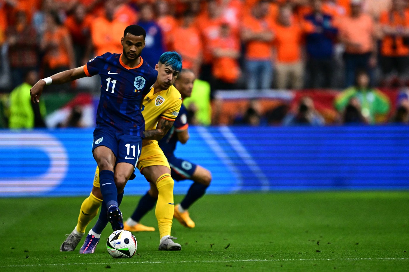 România – Olanda 0-1, în optimi la EURO 2024. Gakpo a deschiss scorul cu un şut la colţul scurt. Man, ocazie uriaşă