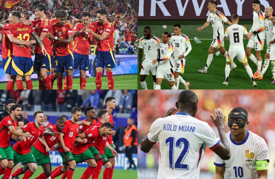 Programul sferturilor de la EURO 2024! Spania – Germania şi Portugalia – Franţa, duelurile de foc pentru semifinale