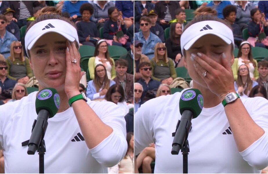 Elina Svitolina a plâns după ce s-a calificat în sferturi la Wimbledon: „O zi foarte grea”