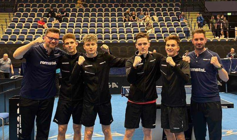 Echipa U19 de tenis de masă a României a cucerit medalia de aur la Campionatele Europene de juniori