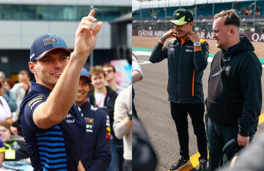 Max Verstappen şi Lando Norris, imagini virale alături de minunea de 17 ani a Angliei! Cine e Luke Littler