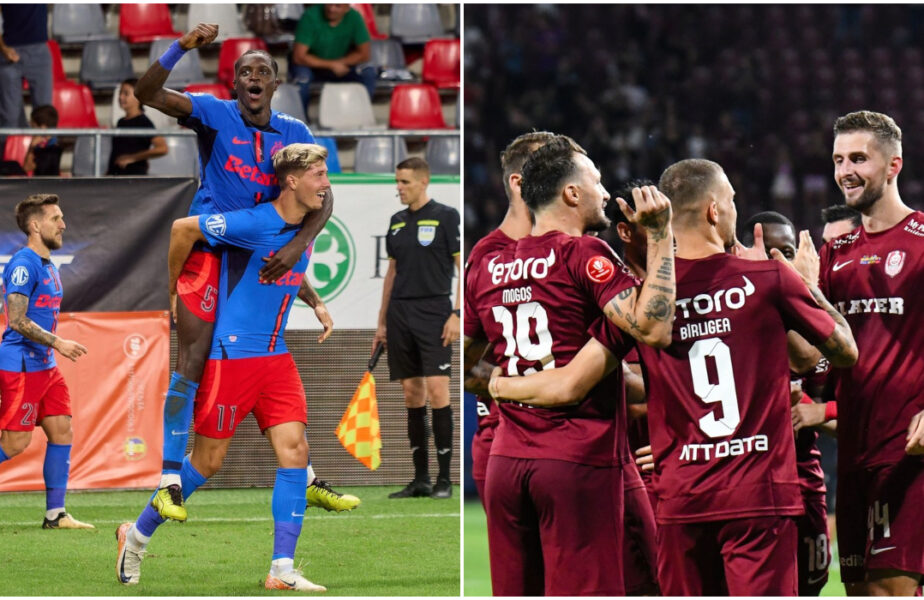 Cu cine se pot duela FCSB și CFR Cluj, dacă ajung în Conference League! Cum arată variantele „de foc”