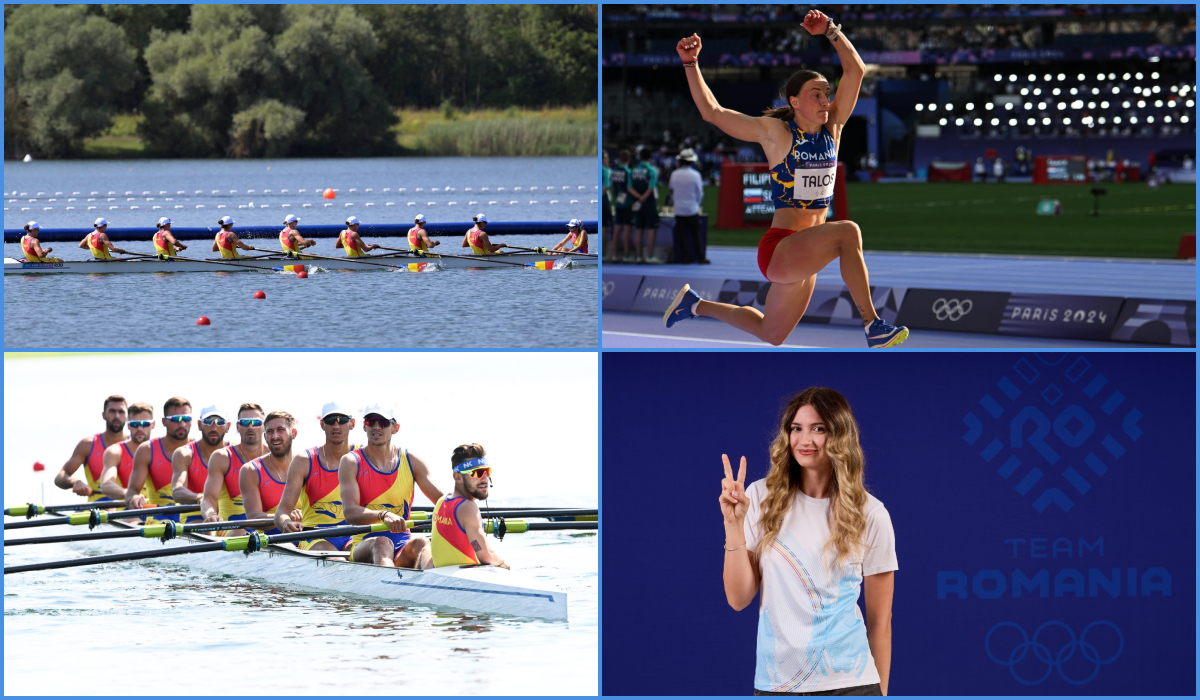 Team Romania la Jocurile Olimpice 2024 – ziua 8 | O nouă MEDALIE DE AUR la canotaj! Echipajul de 8+1 feminin a făcut spectacol