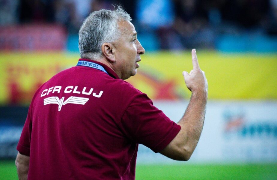 Dan Petrescu a fost eliminat în CFR Cluj – Unirea Slobozia! „Bursucul” s-a certat cu arbitrul și a fost trimis în tribună