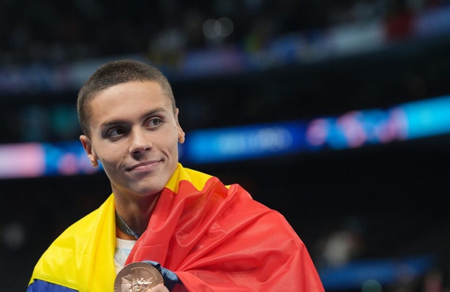 Un bazin olimpic din România va purta numele lui David Popovici! Cadou superb pentru campionul care a cucerit 2 medalii la Paris