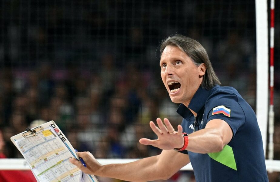 Slovenia lui Giani Crețu e în sferturi la Jocurile Olimpice, la volei masculin! Elevii românului au învins campioana en-titre