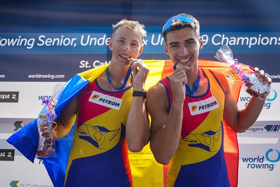 România, o nouă medalie de AUR la Campionatele Mondiale de Canotaj! Cozminciuc și Scripcariu, spectacol la dublu rame