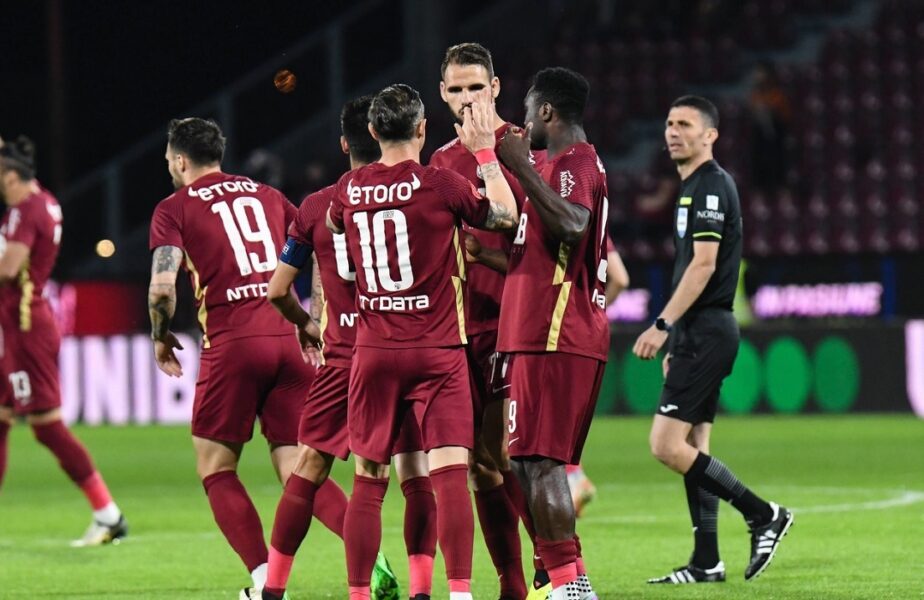 CFR Cluj – Unirea Slobozia 3-0! Louis Munteanu a făcut spectacol! Dan Petrescu, eliminat în prima repriză