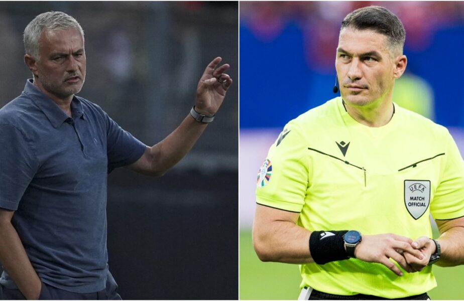 „Istvan Kovacs a făcut-o din nou!” Jose Mourinho, exasperat de arbitrul român. Ce s-a întâmplat după numai 10 minute