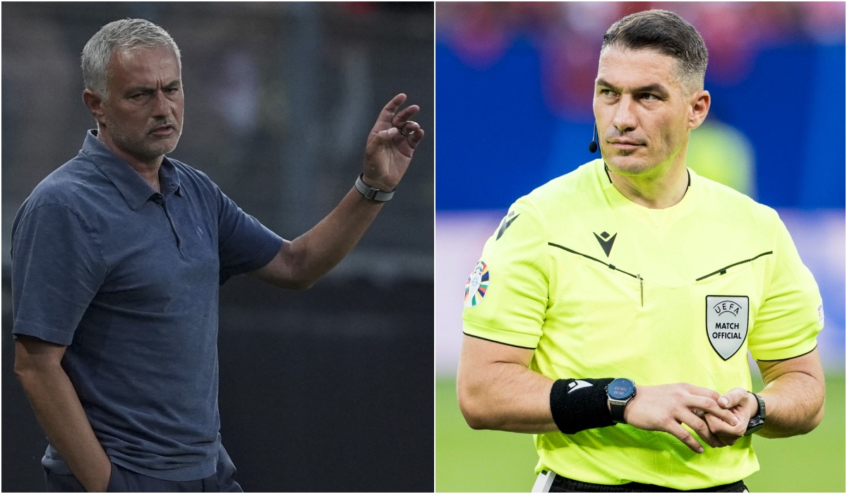 „Istvan Kovacs a făcut-o din nou!” Jose Mourinho, exasperat de arbitrul român. Ce s-a întâmplat după numai 10 minute