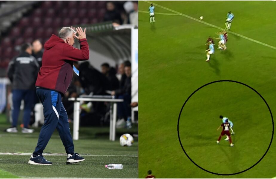 Ciprian Deac, gest inexplicabil în CFR Cluj – Pafos! Dan Petrescu a „luat foc”, după ce mijlocaşul a fost eliminat