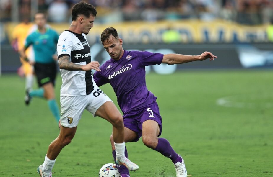 Dennis Man, cu gândul la duelul „de foc” cu AC Milan! Reacţie fermă după golul marcat în Parma – Fiorentina