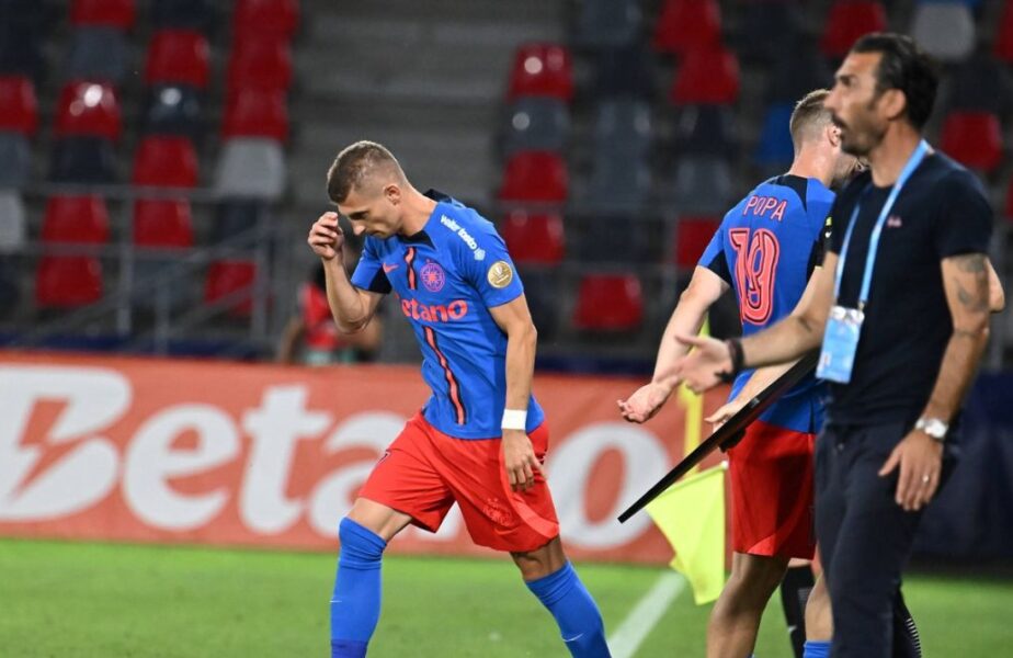 FCSB, două schimbări la pauză cu LASK Linz! Jucătorii care au fost înlocuiţi de Gigi Becali! Florin Tănase, trimis în teren