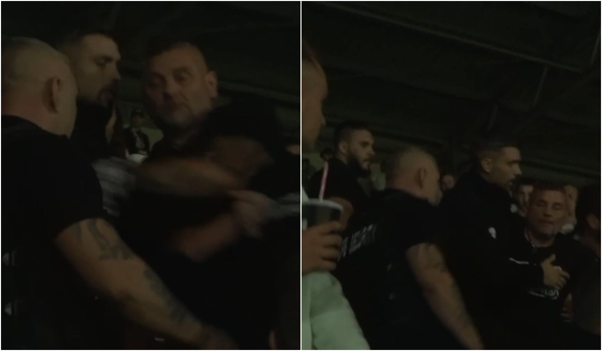 UPDATE | Incidente în tribune la derby-ul Clujului, dintre CFR şi U! Soțul Vlăduței Lupău, implicat în scandal