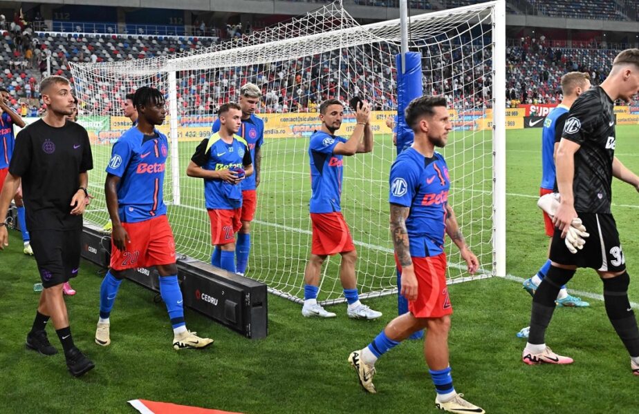 Trei schimbări la pauza meciului FCSB – Sparta Praga! Ce jucători au fost introduşi după umilinţa din prima repriză