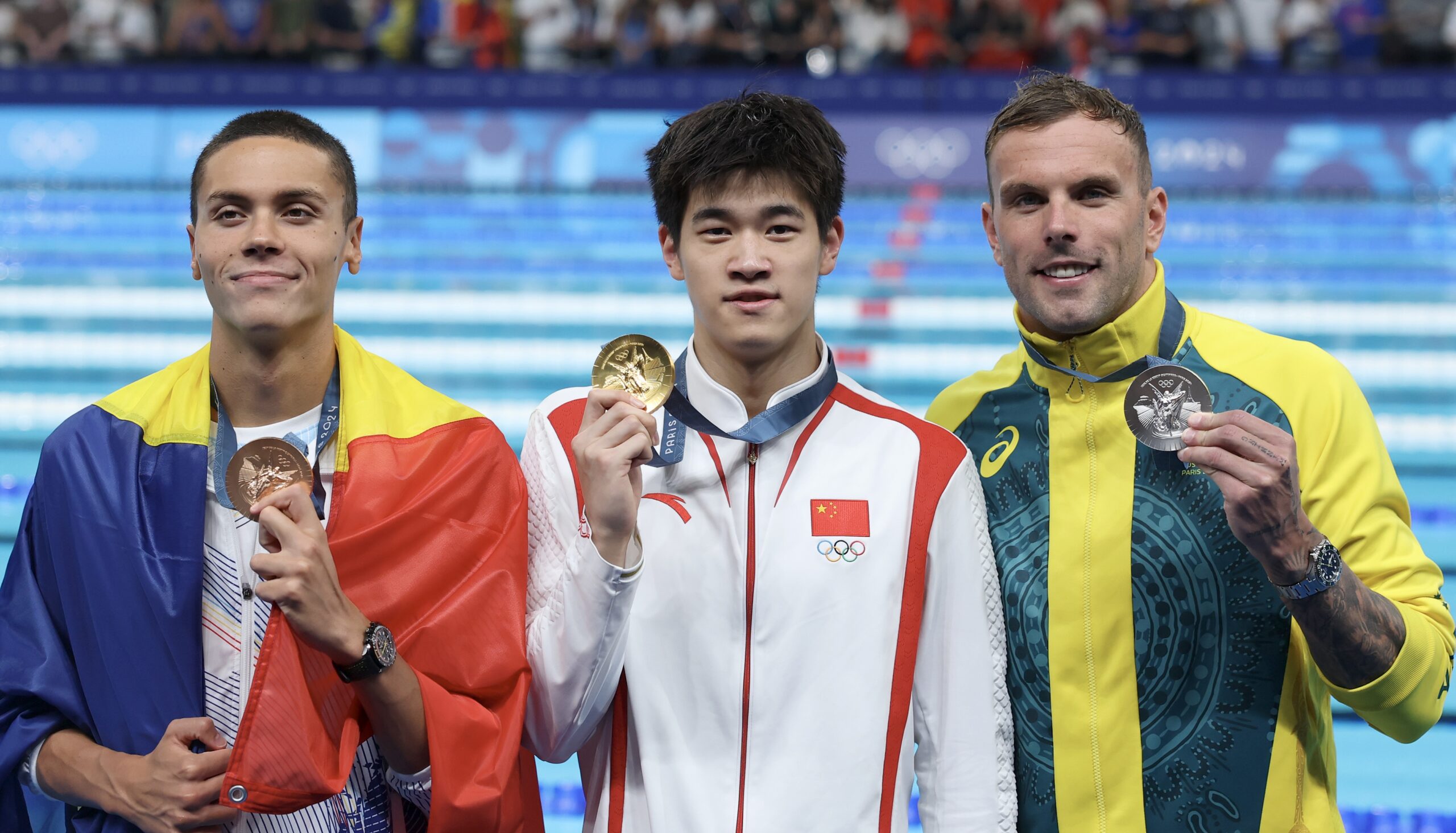 David Popovici, reacţie genială după ce Pan Zhanle a spulberat recordul mondial la 100 m liber, la Jocurile Olimpice
