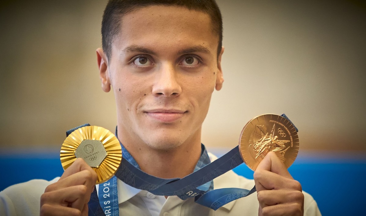 „Ce urmează pentru mine?” David Popovici, reacţie sinceră după ce s-a întors acasă cu două medalii de la Jocurile Olimpice 2024