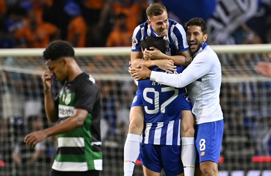 Nebunie totală în Supercupa Portugaliei! Sporting a condus cu 3-0 după 24 de minute, dar FC Porto a avut o revenire colosală