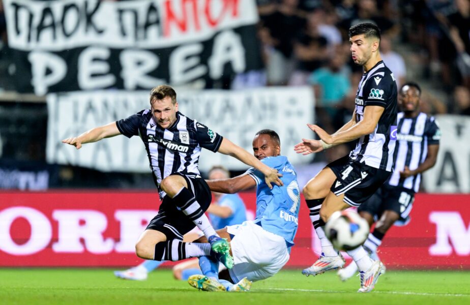 Final uluitor de repriză în PAOK – Malmo! Trei goluri în 6 minute. Grecul Koulierakis, execuţie de pe altă planetă