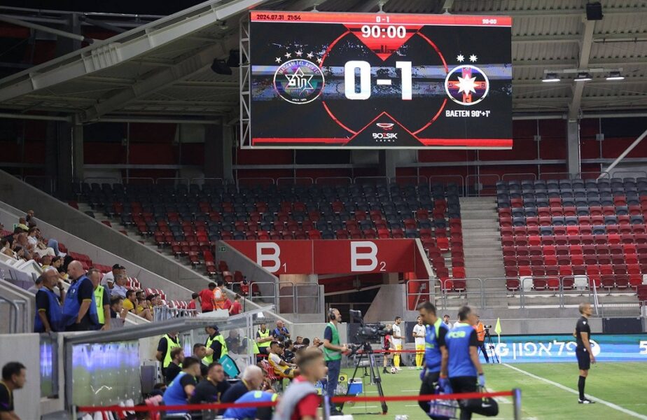 Scandal la finalul meciului Maccabi Tel Aviv – FCSB! Ce s-a întâmplat după ultimul fluier