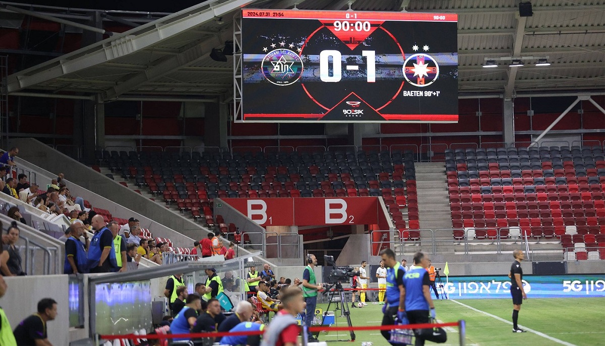 Scandal la finalul meciului Maccabi Tel Aviv - FCSB