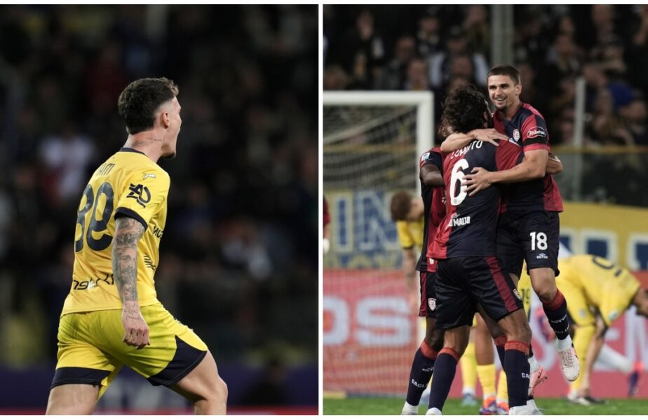 Parma – Cagliari 2-3. Răzvan Marin şi Dennis Man au marcat în duelul românilor din Serie A! Meci „nebun” pe „Ennio Tardini”