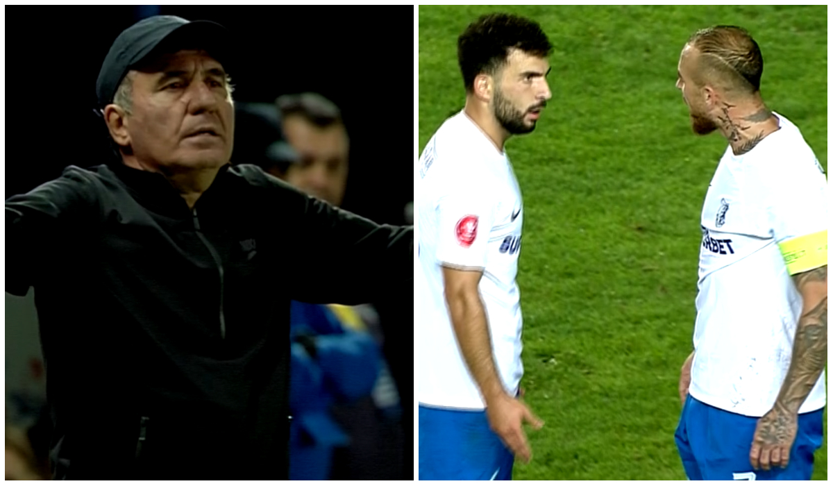 Denis Alibec, scandal cu Narek Grigoryan în prima repriză din Petrolul - Farul!