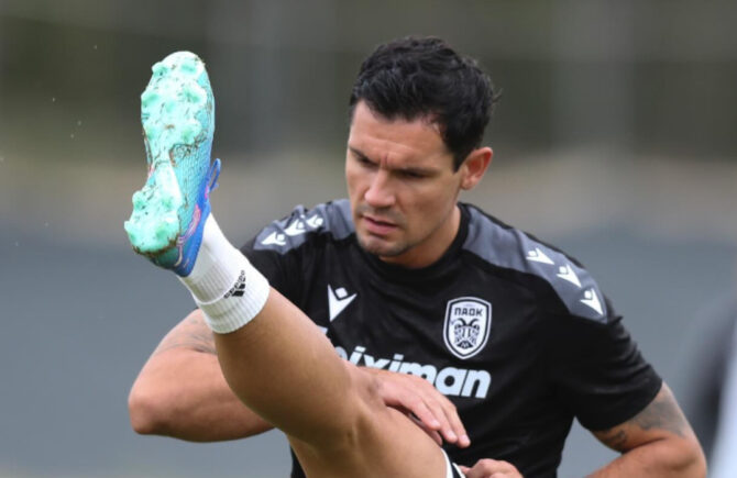 Dejan Lovren și-a primit „botezul” la PAOK! Cum l-au întâmpinat jucătorii lui Răzvan Lucescu, la antrenament