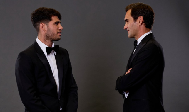 Alcaraz nu o să uite vreodată ce i-a putut spune lui Federer când s-au văzut prima oară faţă în faţă: "Asta mi-a ieşit pe gură, eu nu prea vorbeam engleză"