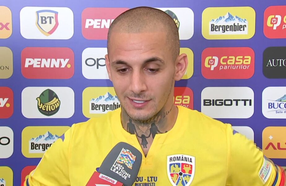 Alex Mitriţă, mesaj tranşant după ce a marcat în România – Lituania 3-1: „S-au vorbit foarte multe despre bad-boy-ul din mine”