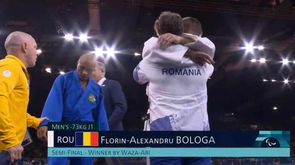 Medalie pentru Alexandru Bologa la Jocurile Paralimpice! Românul s-a calificat în finală la categoria -73 kg J1!