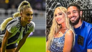 Alisha Lehmann a anunţat că iubitul ei, Douglas Luiz, câştigă de 1000 de ori mai mult. Cei doi sunt colegi la Juventus