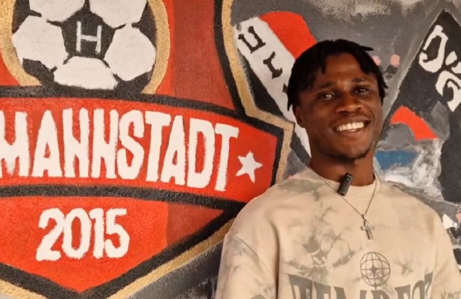 Nana Antwi, prezentat oficial la Hermannstadt! Clip spectaculos pentru fundaşul împrumutat de FCSB