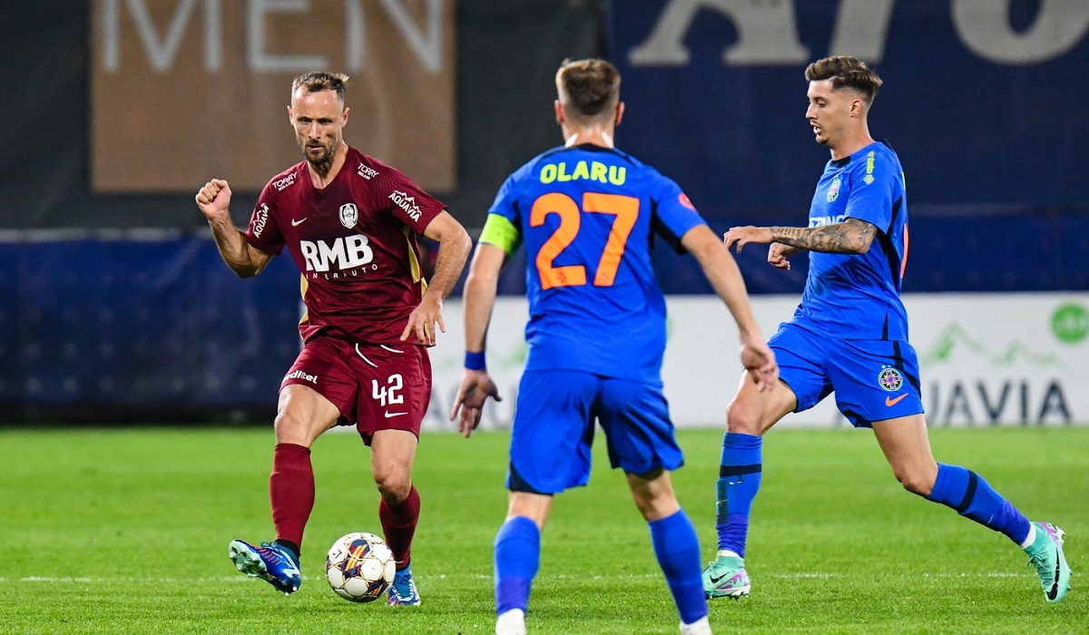 CFR Cluj – FCSB 0-0. Derby „de foc în Gruia! Băluţă, Radunovic şi Ştefănescu, rezerve. Mihai Popescu e titular